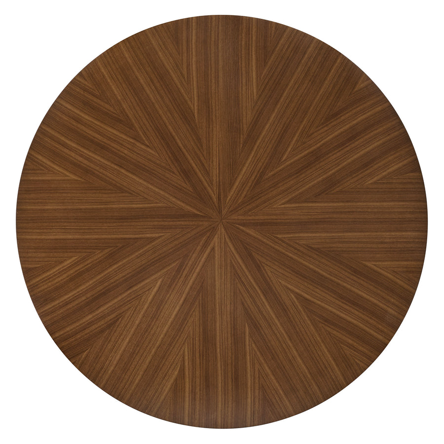 Malahide 54 Inch Round Dining Table in Walnut