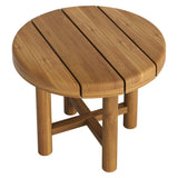 Lyric 3-Piece Outdoor Patio Teak Wood Furniture Set in Natural Sail