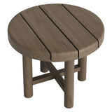 Lyric 3-Piece Outdoor Patio Teak Wood Furniture Set in Weathered Gray Flint