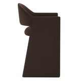 Quartz 37 Inch Performance Velvet Counter Stool in Chocolate Brown