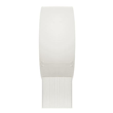 Aperture Round Alcove Accent Chair in White Ivory