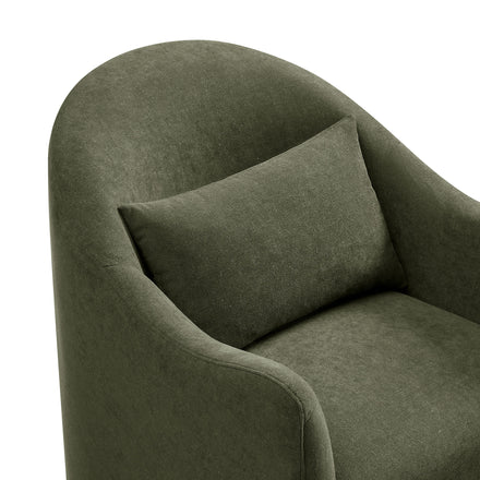 Bardot Slipcovered Linen Blend Accent Chair in Sage