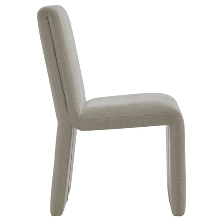 Emory Upholstered Fabric Dining Side Chair Set of 2 in Linen