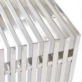 Fenn Console Table in Silver