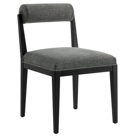 Kai Fabric Dining Chair Set of 2 in Charcoal