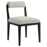 Blaise Fabric Dining Chair Set of 2 in Linen