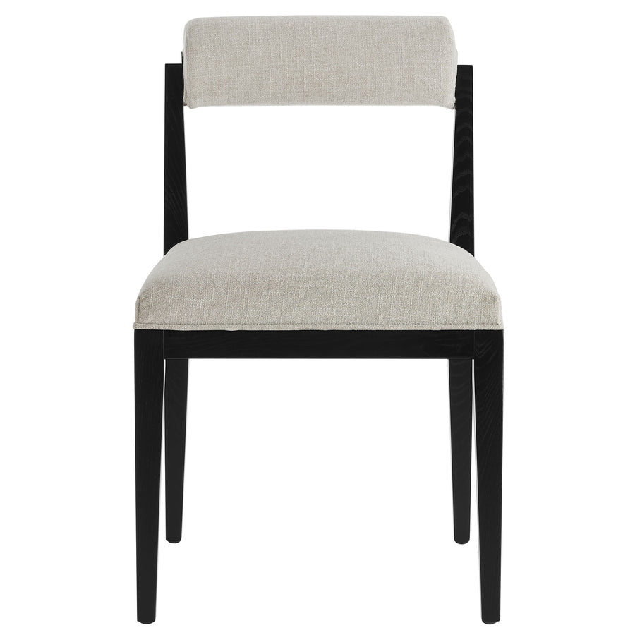 Blaise Fabric Dining Chair Set of 2 in Linen