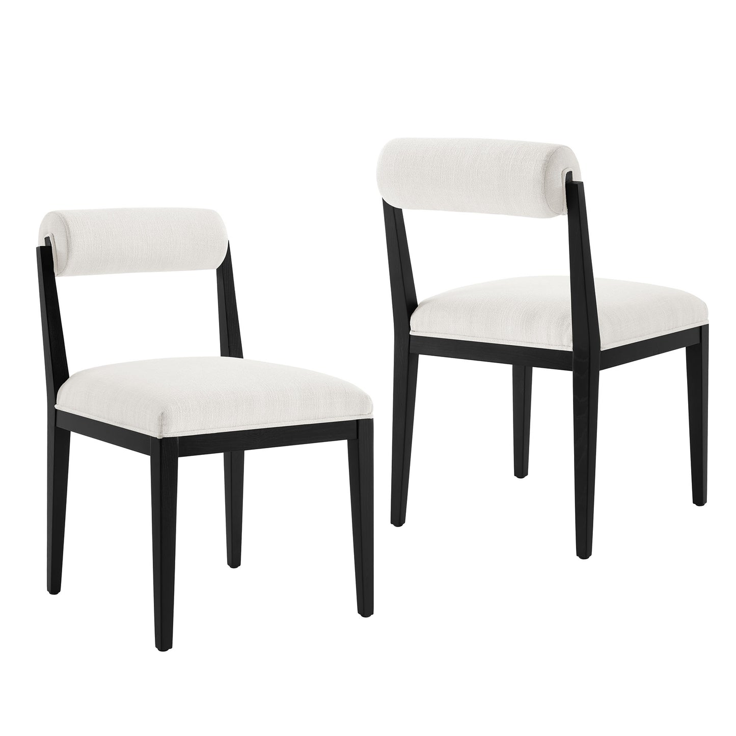 Blaise Fabric Dining Chair Set of 2 in Salt