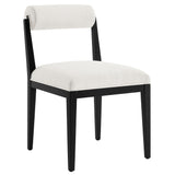 Blaise Fabric Dining Chair Set of 2 in Salt