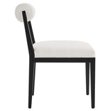 Blaise Fabric Dining Chair Set of 2 in Salt