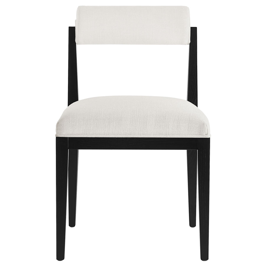 Blaise Fabric Dining Chair Set of 2 in Salt