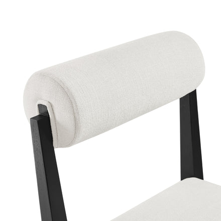 Kai Fabric Dining Chair Set of 2 in Salt