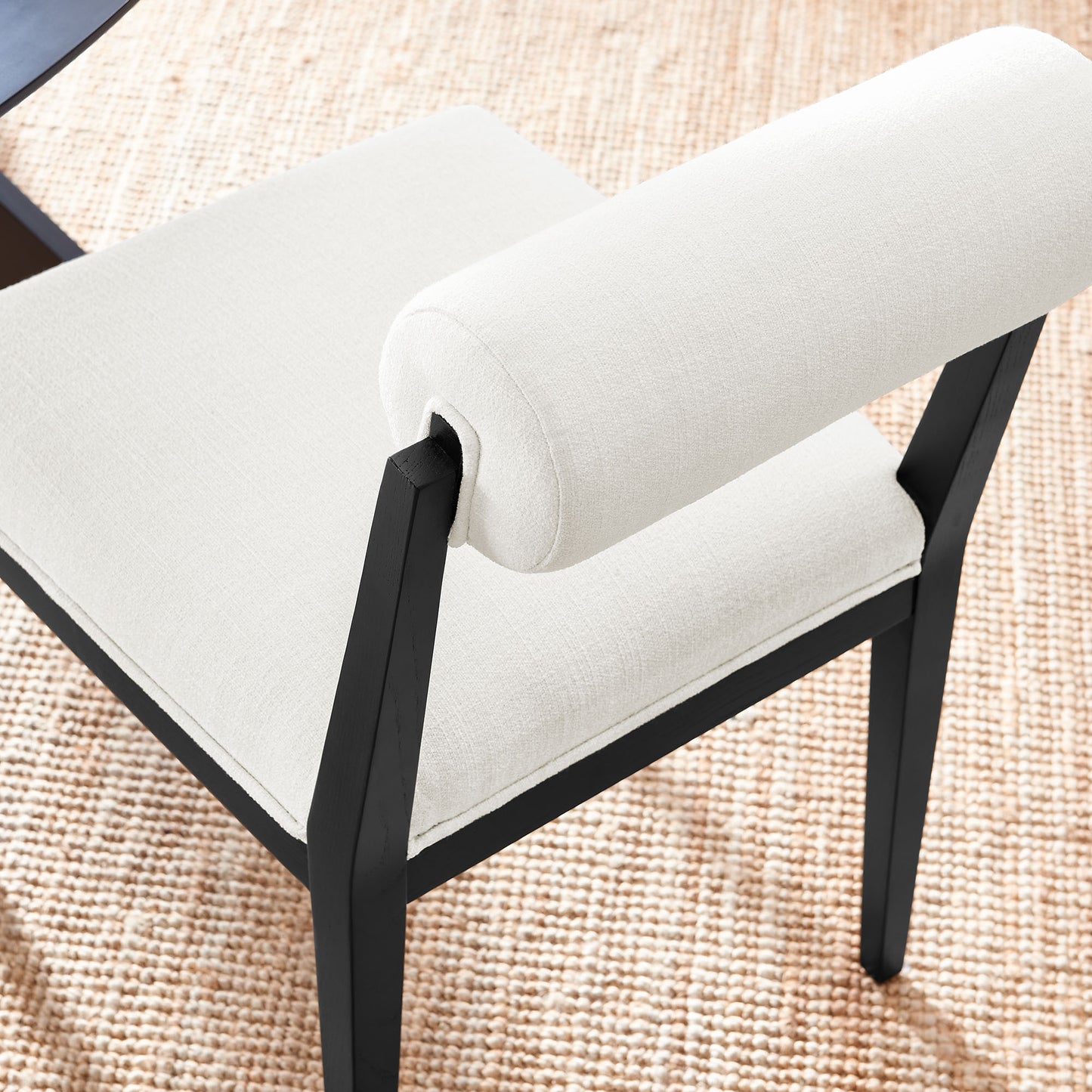 Blaise Fabric Dining Chair Set of 2 in Salt