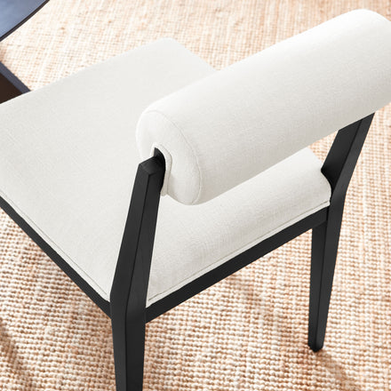 Kai Fabric Dining Chair Set of 2 in Salt