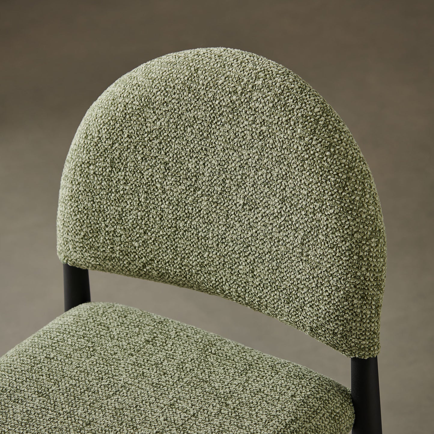 Magnus Upholstered Fabric Counter Stools Set of 2 in Black Leaf