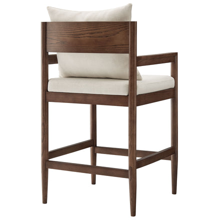 Remington Wood Counter Stool Set of 2 in Salt