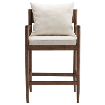 Remington Wood Counter Stool Set of 2 in Salt