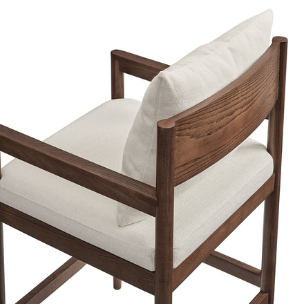 Remington Wood Counter Stool Set of 2 in Salt