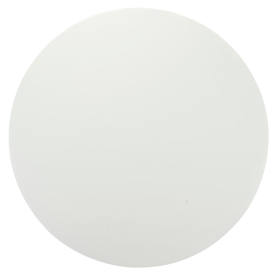 Kira Round Wood Dining Table in White
