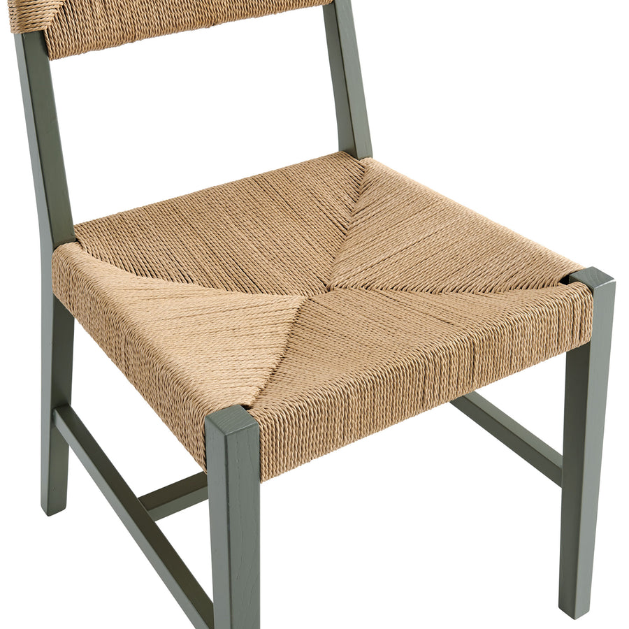 Diablo Wood Dining Chair Set of 2 in Light Gray Natural