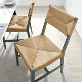 Diablo Wood Dining Chair Set of 2 in Light Gray Natural