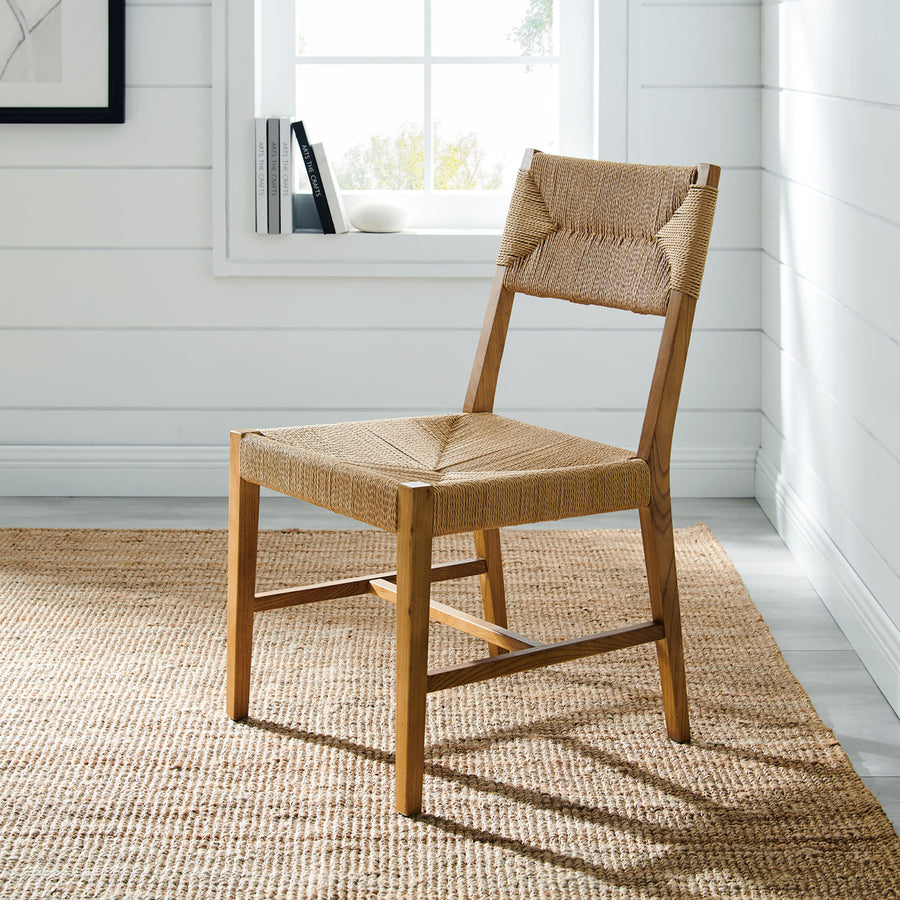 Diablo Wood Dining Chair Set of 2 in Natural Natural