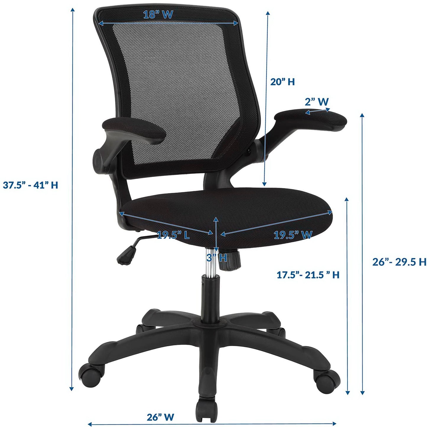 Veer Mesh Office Chair by Furniture for America