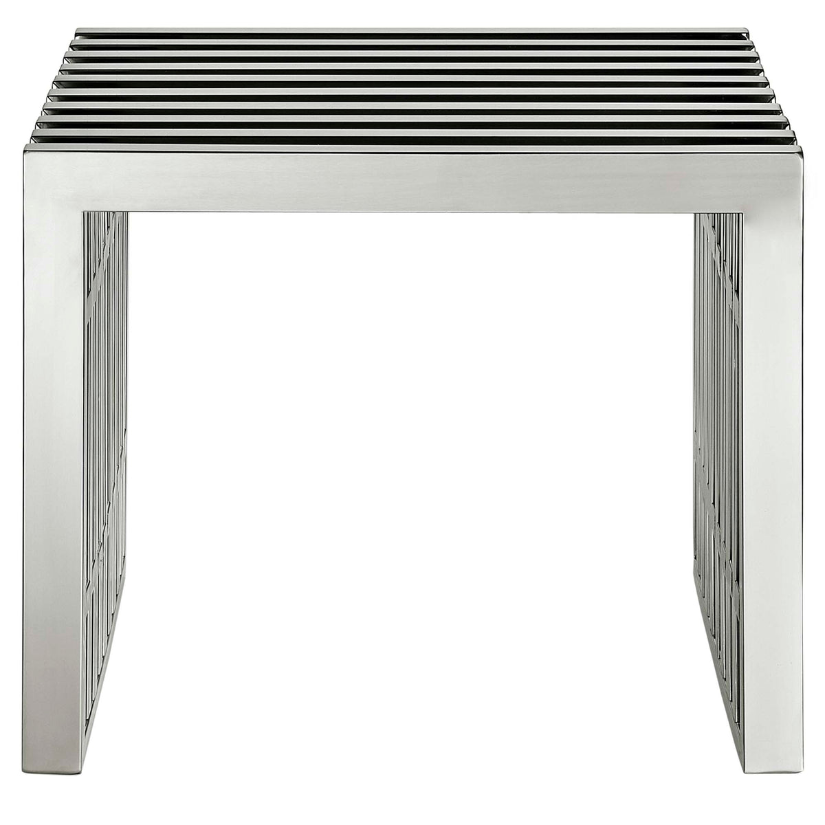 Gridiron Benches Set of 3 in Silver
