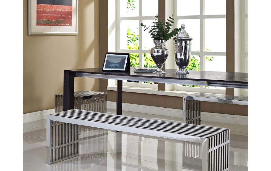 Fenn Benches Set of 3 in Silver