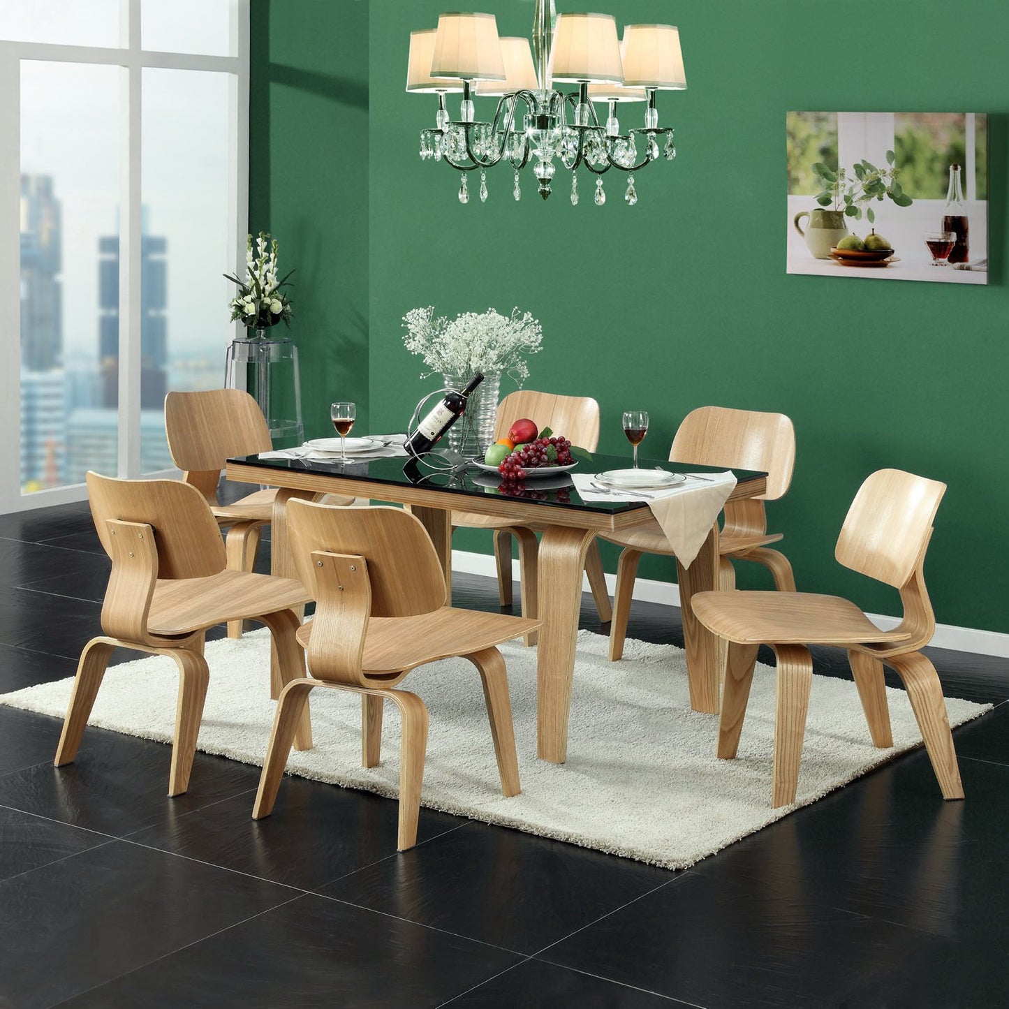 Fathom Dining Chairs Set of 2 by Furniture For America