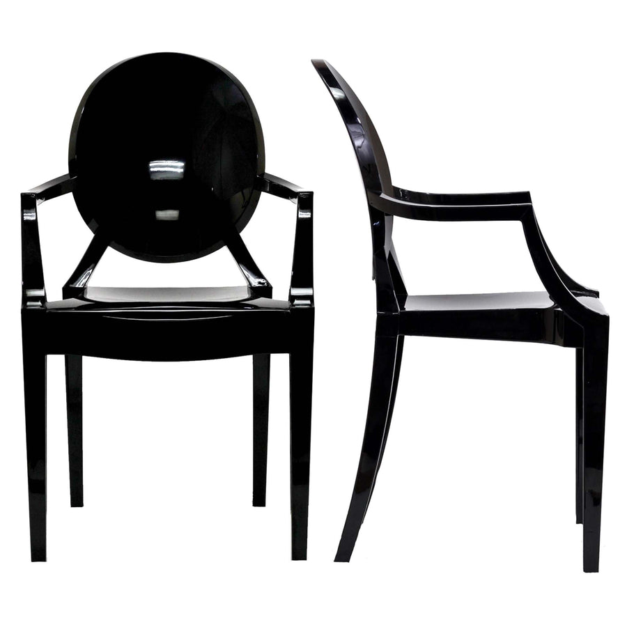 Thistle Dining Armchairs Set of 2 in Black