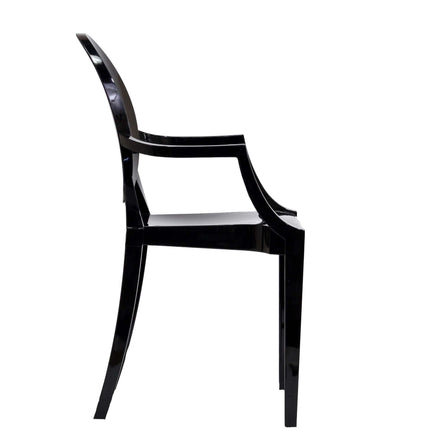 Casper Dining Armchairs Set of 2 in Black