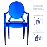 Thistle Dining Armchairs Set of 2 in Blue