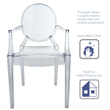 Thistle Dining Armchairs Set of 2 in Clear