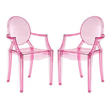 Thistle Dining Armchairs Set of 2 in Pink