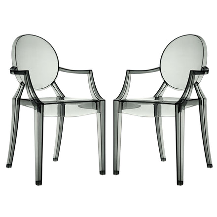 Casper Dining Armchairs Set of 2 in Smoke