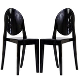 Thistle Dining Chairs Set of 2 in Black