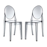 Thistle Dining Chairs Set of 2 in Smoke
