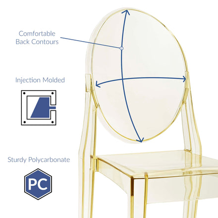 Casper Dining Chairs Set of 2 in Yellow