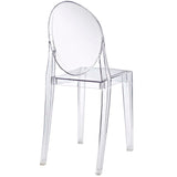 Thistle Dining Chairs Set of 4 in Clear