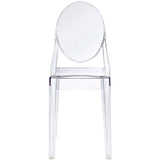 Thistle Dining Chairs Set of 4 in Clear