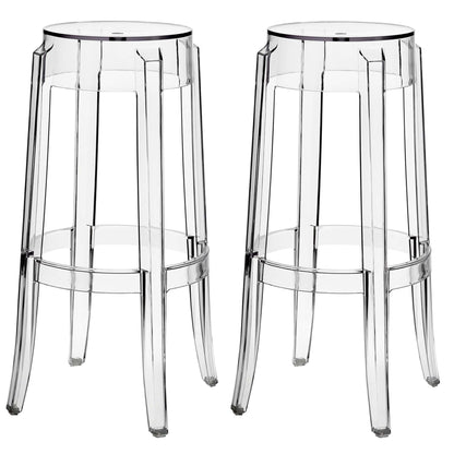 Casper Bar Stool Backless Set of 2 by Furniture For America