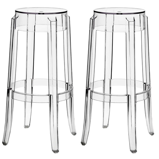Casper Bar Stool Backless Set of 2 by Furniture For America