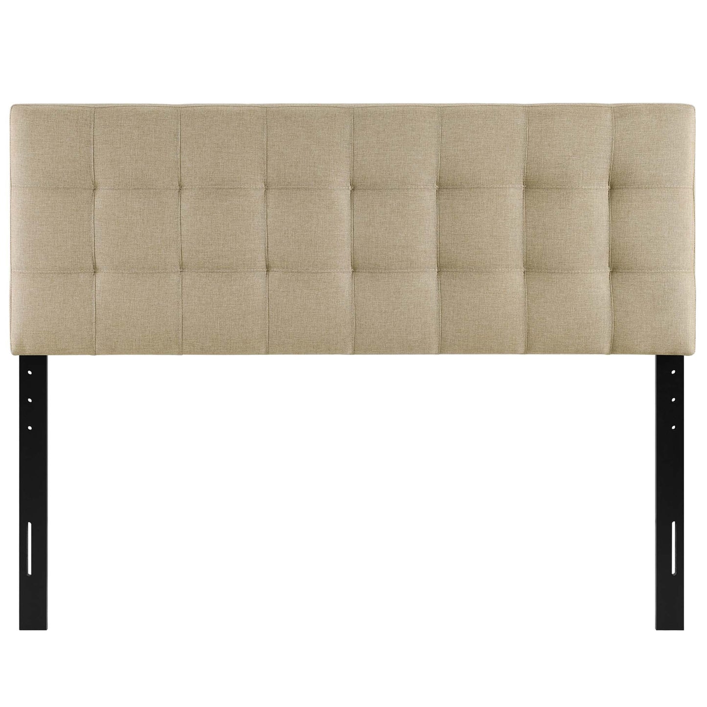Lily Upholstered Fabric Queen Headboard by Furniture For America