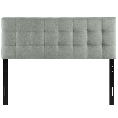 Lily Upholstered Fabric Queen Headboard by Furniture For America