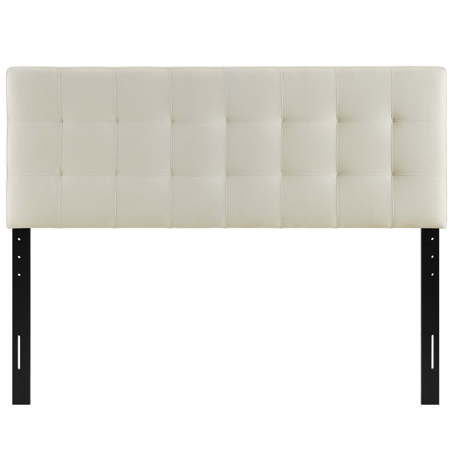 Lily Upholstered Fabric Queen Headboard by Furniture For America