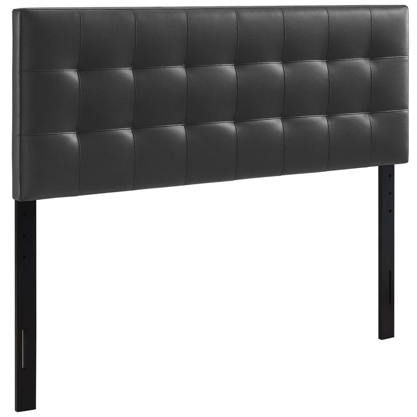 Lily Upholstered Vinyl Queen Headboard by Furniture For America