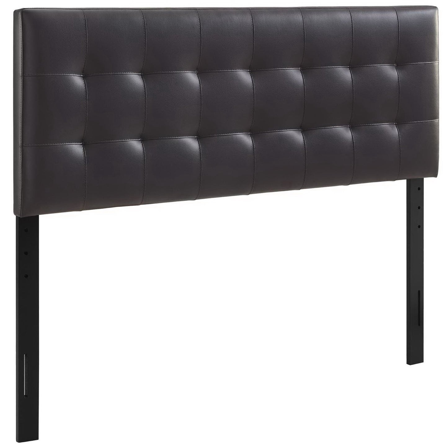 Lily Upholstered Vinyl Queen Headboard by Furniture For America