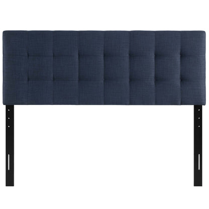 Lily Upholstered Fabric King Headboard by Furniture For America