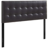 Cleo Upholstered Vinyl Full Headboard in Brown